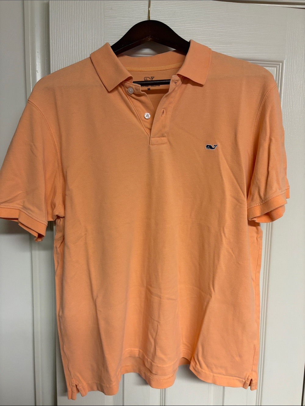 Vineyard Vines Men's Peach Cotten Polo Shirt